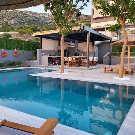 "Stergiou Luxury Apartments" Με Κοινη Πισινα Saronida Kültér fotó