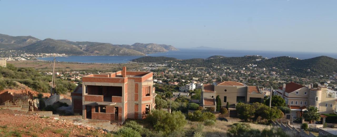 "Stergiou Luxury Apartments" Με Κοινη Πισινα Saronida Kültér fotó