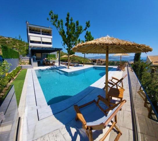 "Stergiou Luxury Apartments" Με Κοινη Πισινα Saronida Kültér fotó