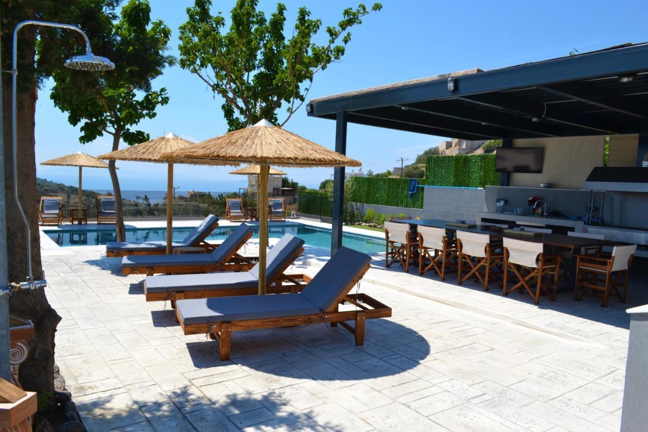 "Stergiou Luxury Apartments" Με Κοινη Πισινα Saronida Kültér fotó