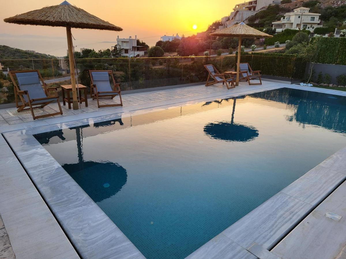 "Stergiou Luxury Apartments" Με Κοινη Πισινα Saronida Kültér fotó