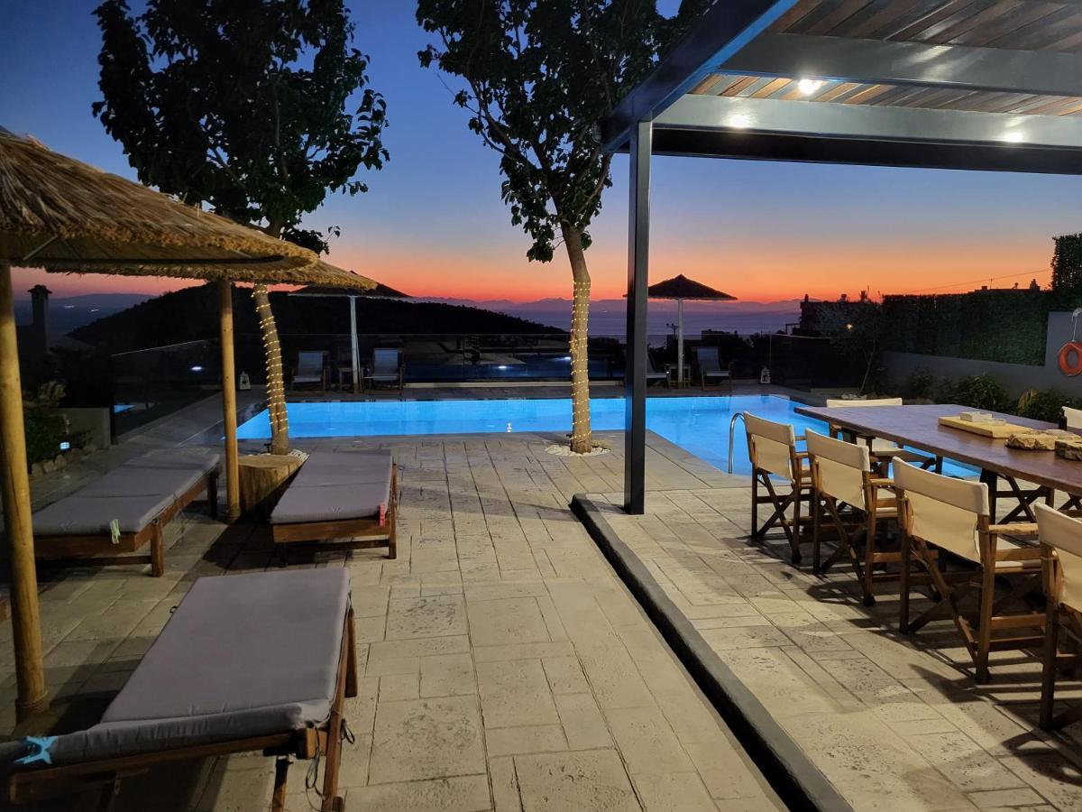 "Stergiou Luxury Apartments" Με Κοινη Πισινα Saronida Kültér fotó
